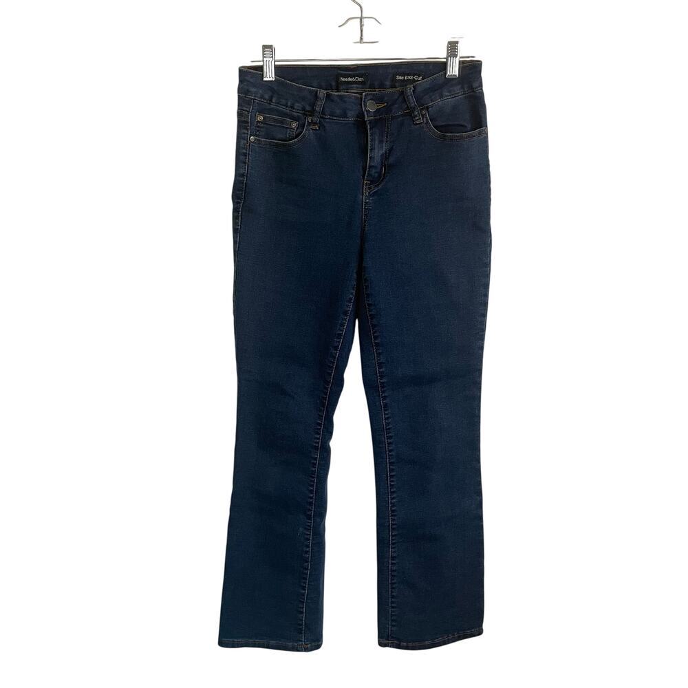 Needle & Cloth Slim Bootcut Petite Jeans Dark Wash Size 8 Petite Denim Jeans